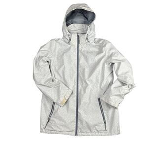 Columbia Omni-Tech Interchange Shell Jacket 1X Waterproof Gray Print